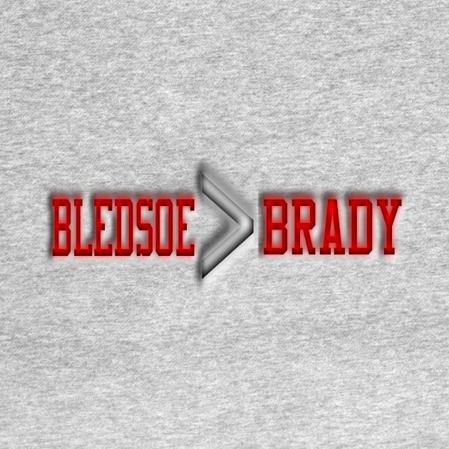 Bledsoe is better than Brady by Retro Sports